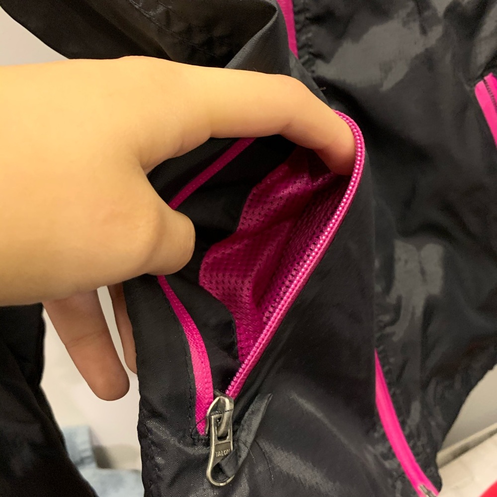 NEW Faded Glory Full Zip Rain Jacket with Hoodie - Picture 2 of 7